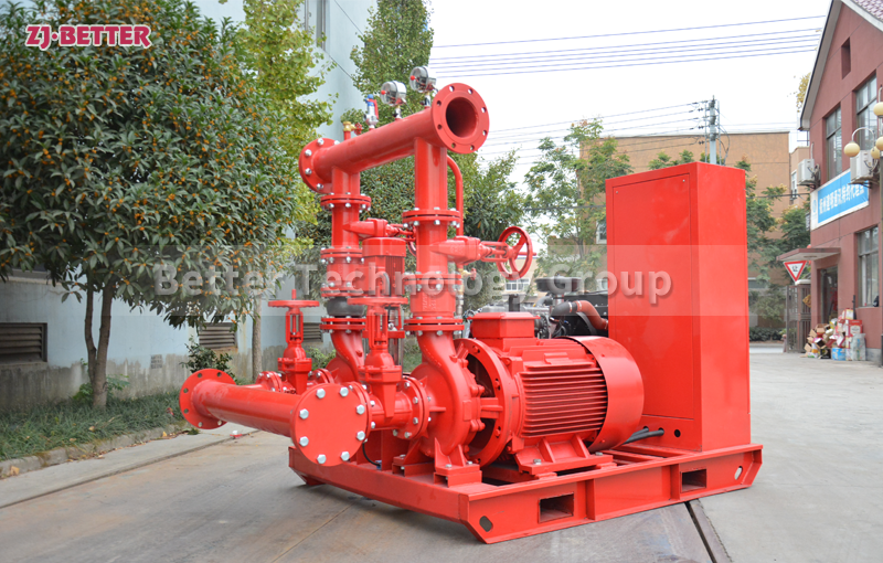 What are the characteristics and advantages of diesel engine fire pumps?
