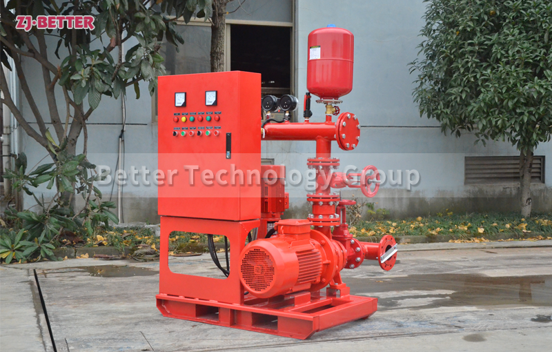 What are the characteristics of fire pump sets?