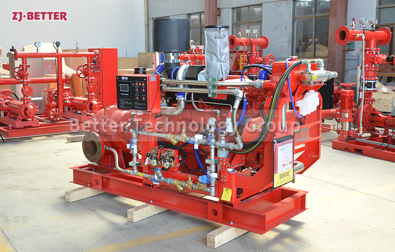What is the difference between the two types of fire pumps, vertical and horizontal? Which one is more commonly used?