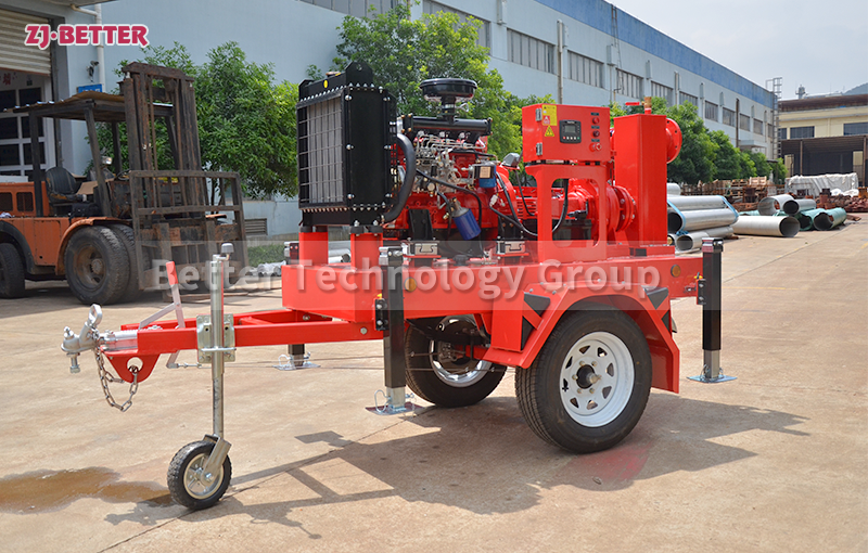 Diesel Engine Emergency Mobile Pump Unit