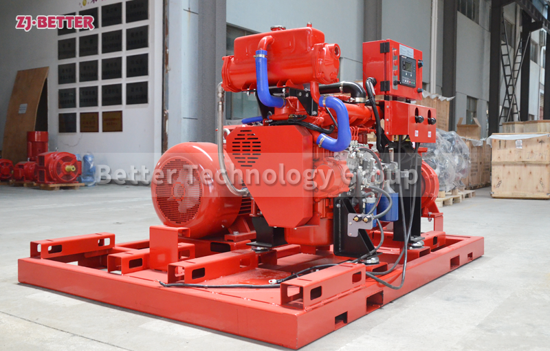 How to install the diesel engine fire pump is more appropriate?
