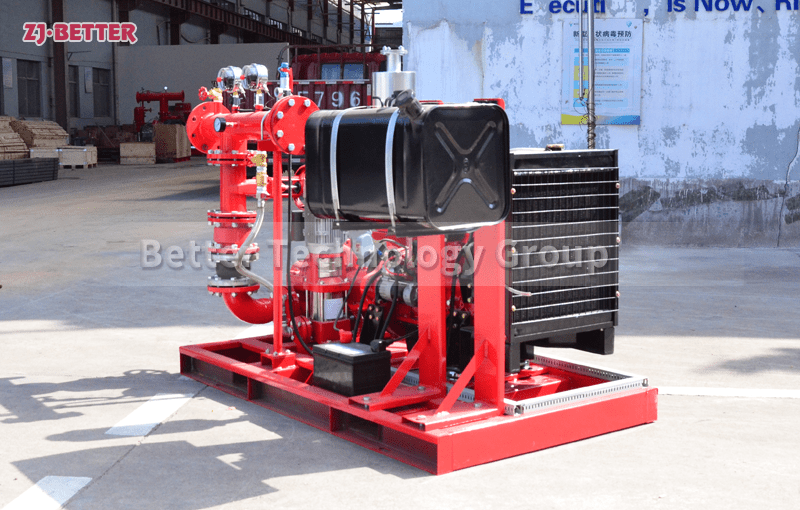 Diesel engine fire pump function description