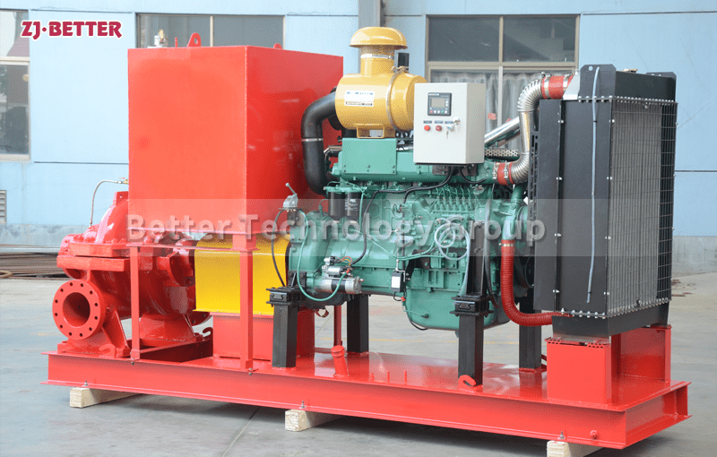 Diesel engine fire pump set function description