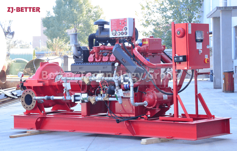 Diesel engine fire pump set is suitable for various emergency standby pump occasions