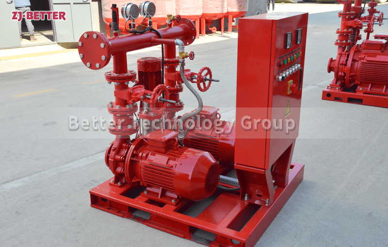 Electric fire pumps are suitable for pressurized water delivery in fire pipelines