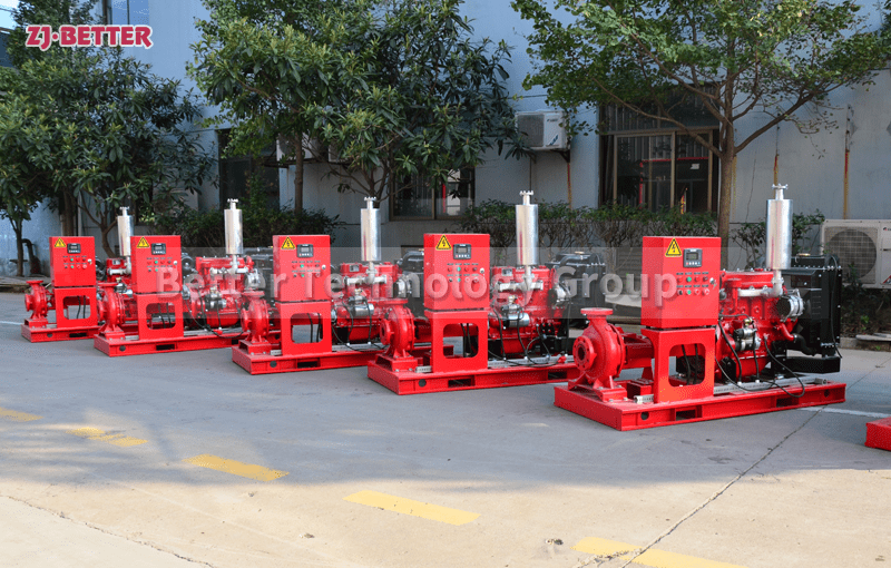 Fire pumps are suitable for pressurized water delivery in fire pipelines