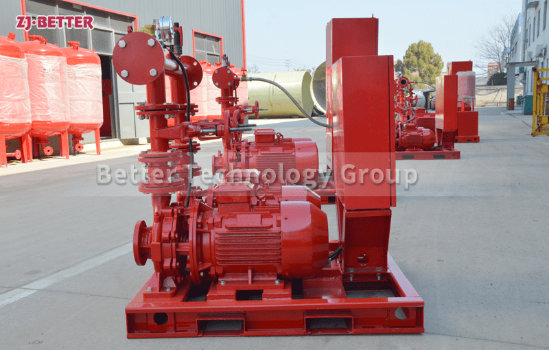 The electric fire pump set is mainly used for water delivery in the fire system