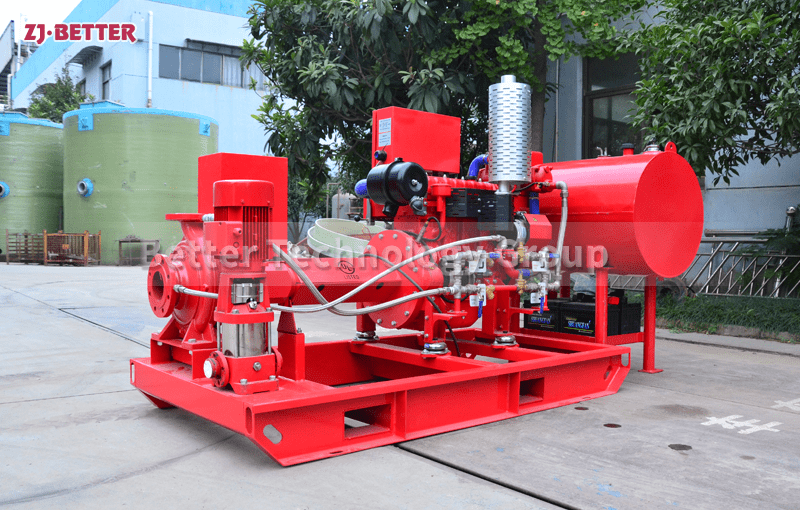 The main functional characteristics of diesel engine fire pump