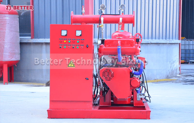 What is the role of diesel engine fire pump?