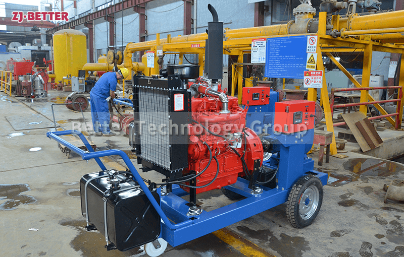 Emergency drainage mobile pump truck