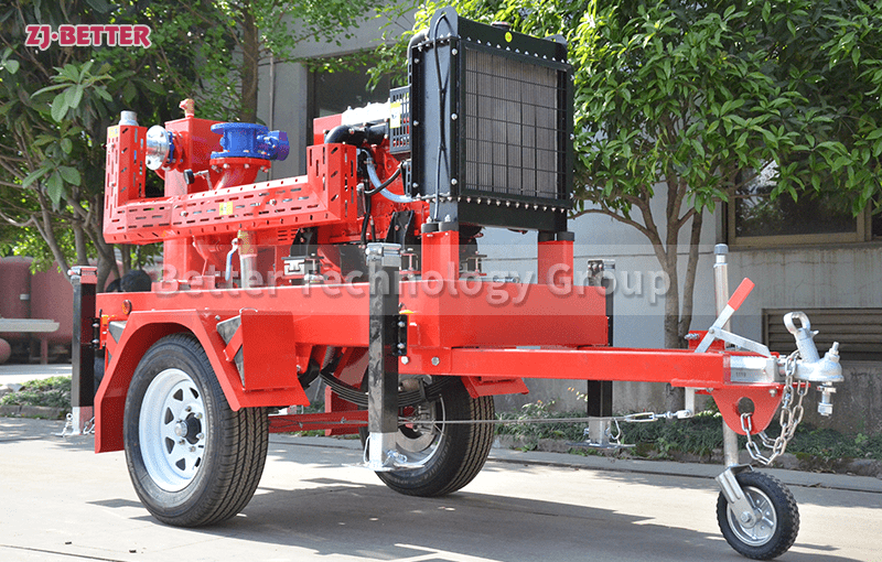 Advantages of outdoor trailer type mobile pump truck