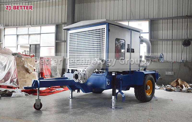 Advantages of trailer type mobile pump truck