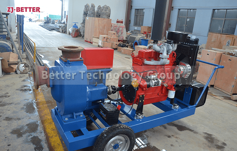 Composition and application of diesel engine water pump for fire pump set