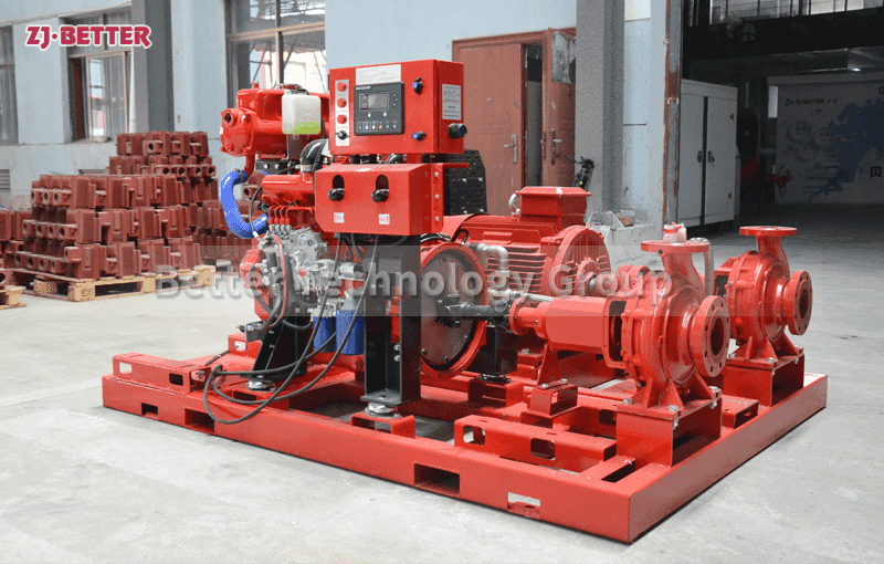 Composition and application of fire pump group diesel engine fire pump group