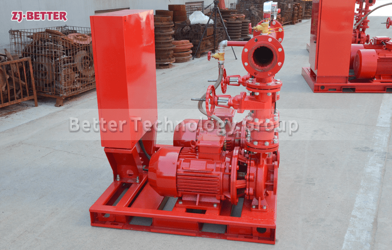 Control system and application of fire pump group