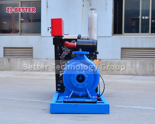 Diesel engine fire pump set with automatic system