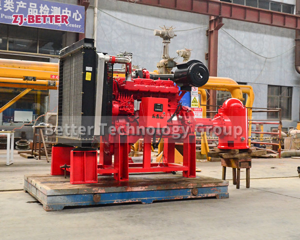 Diesel engine fire pump unit is safe and reliable