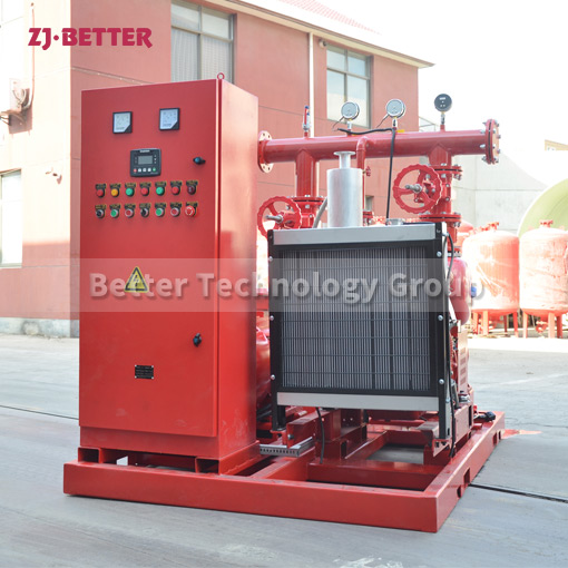 EDJ fire pump set is safe and reliable
