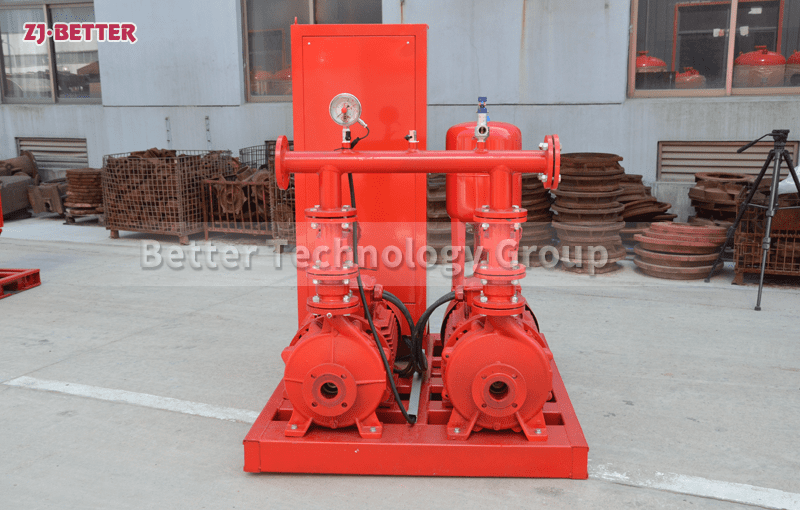 Electric fire pump set is easy to operate and maintain