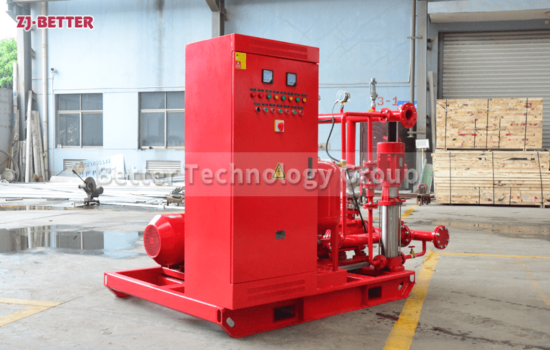 Electric fire pump set is easy to operate