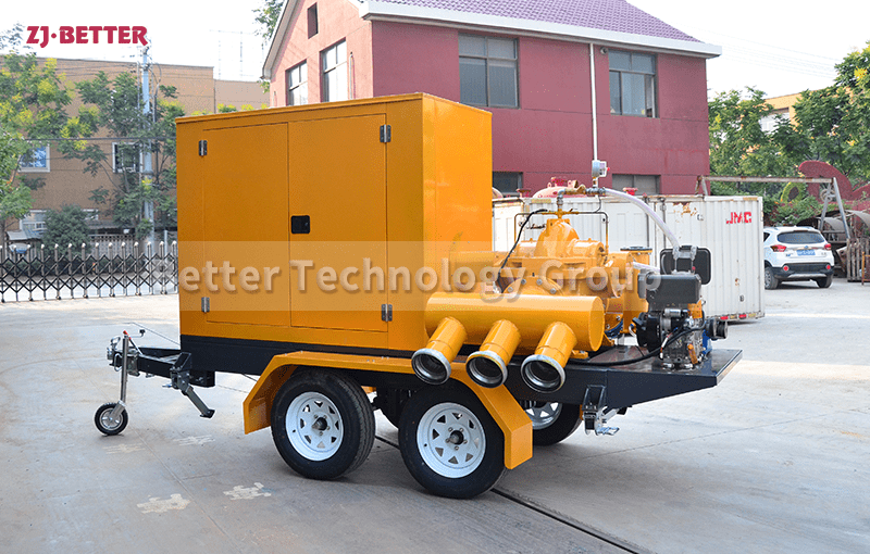 Features of mobile drainage pump truck