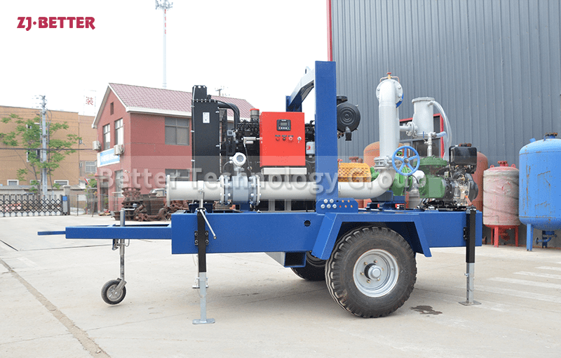 Outdoor mobile pump truck can be used in many fields