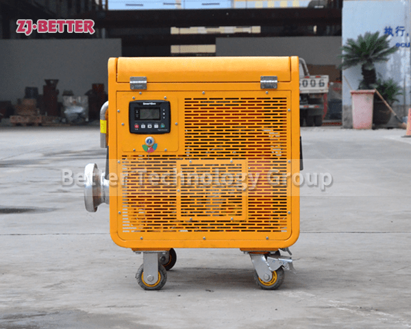 Portable hand-held diesel fire pump with high output power