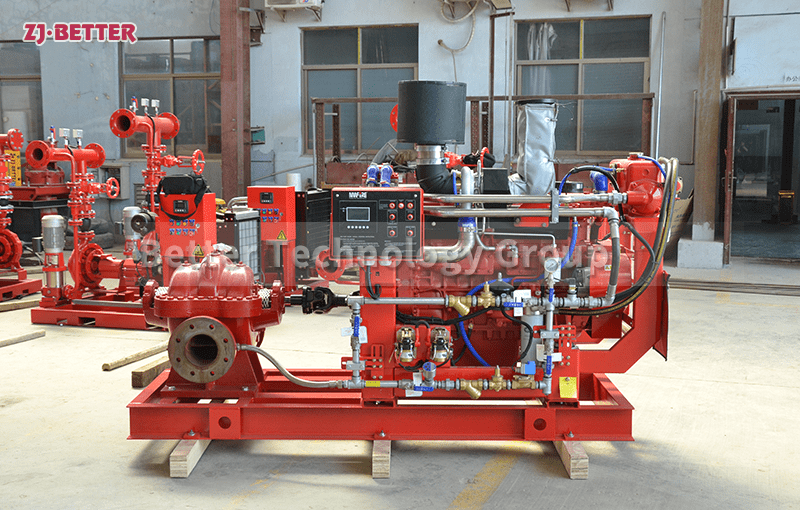 Structural features and functions of diesel engine fire pump