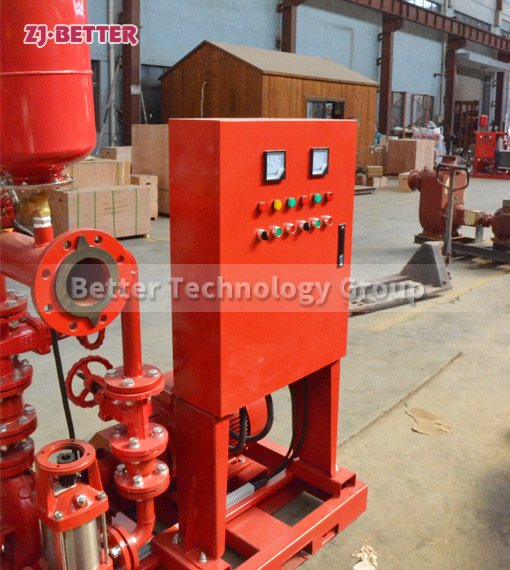 The electric fire pump is an important part of the fire water supply system