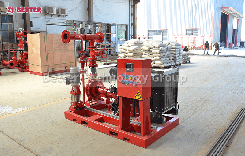 The function of the diesel fire pump is very powerful