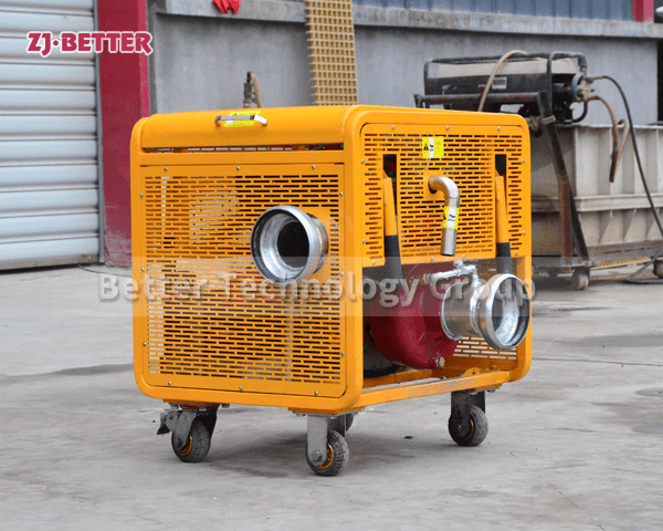 The weight of the portable diesel fire pump is light