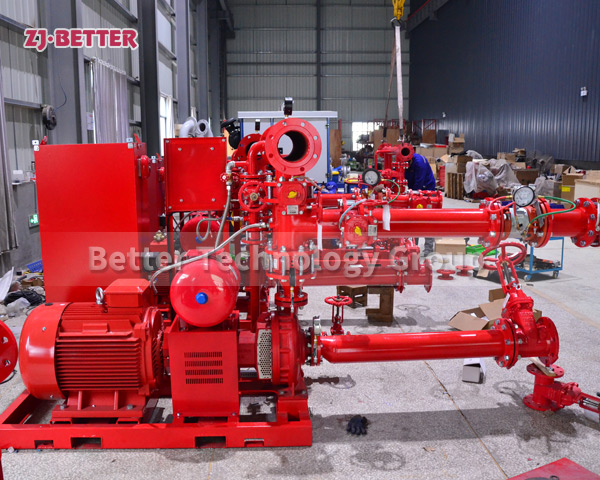 There are many different structures of electric fire pump sets