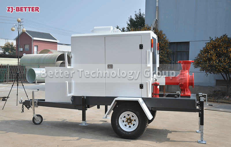What are the uses of trailer-type mobile pump trucks?