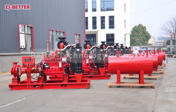 Diesel engine fire pump is composed of diesel engine and fire pump