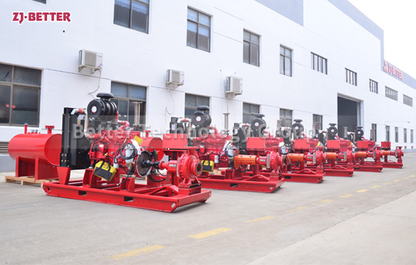 Diesel engine fire pump is easy to install and maintain
