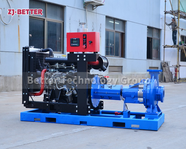 Diesel engine fire pump set is not limited by power supply