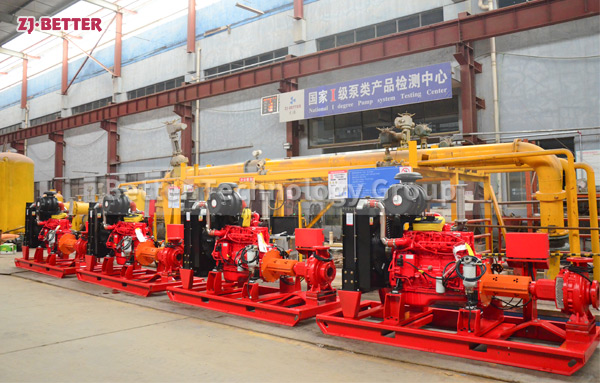 Diesel engine fire pump unit obtained UL certification