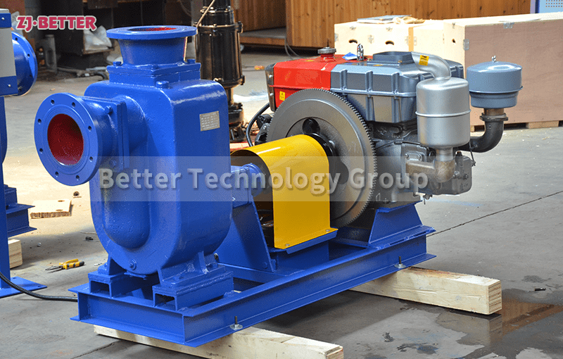 Diesel engine fire pump with high efficiency