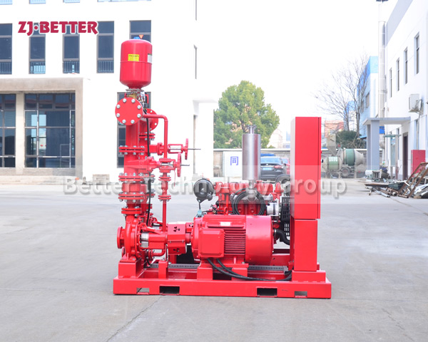 EDJ fire pump set has obtained 3CF certification