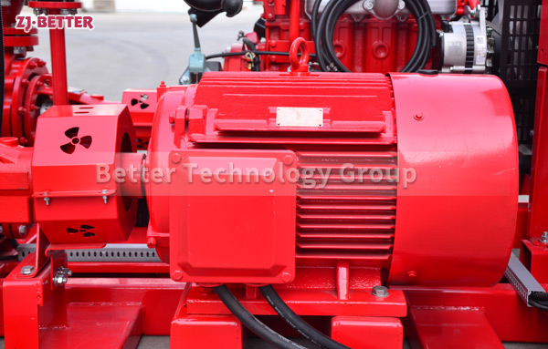 EDJ fire pump set is suitable for all kinds of emergency standby pump places