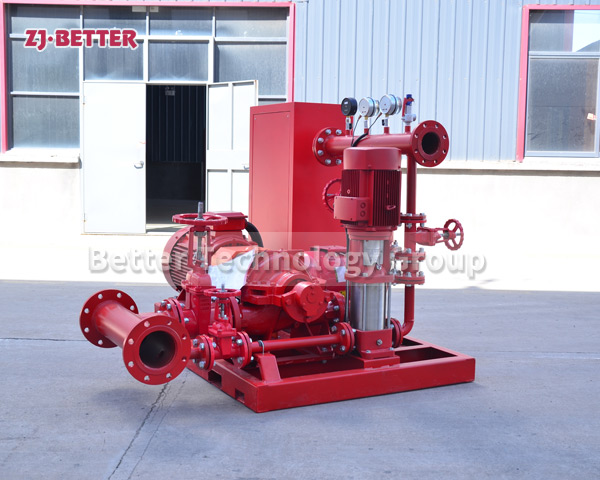 EJ fire pump set can be customized according to demand