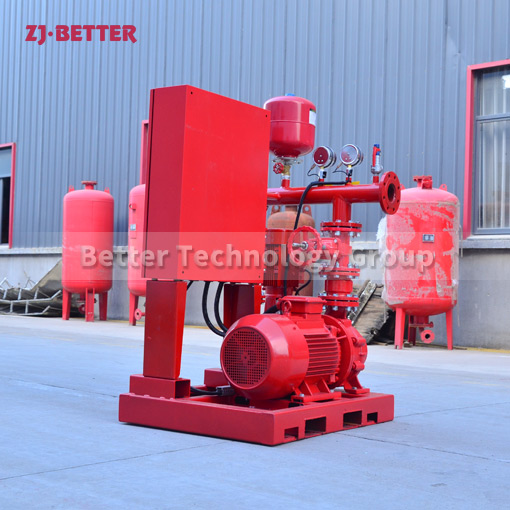 Electric fire pump can provide fire water supply for general occasions