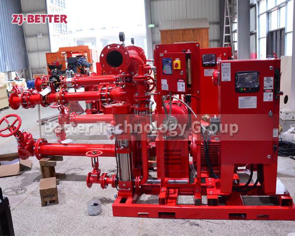Electric fire pumps for various fire water environments