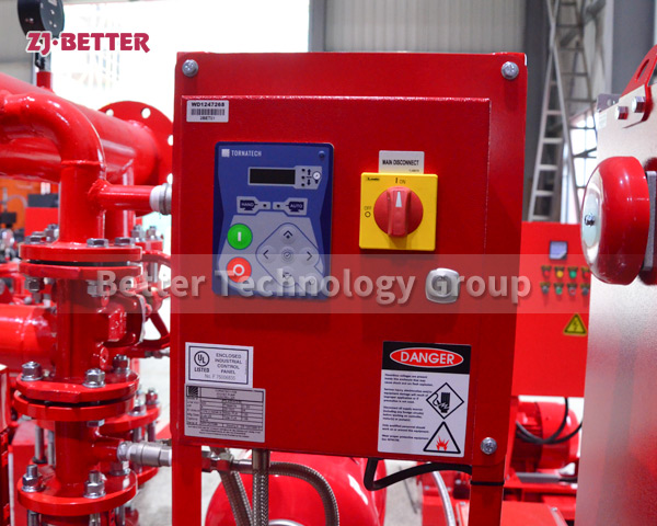 Fire pumps are used to pressurize and send water to fire system pipelines