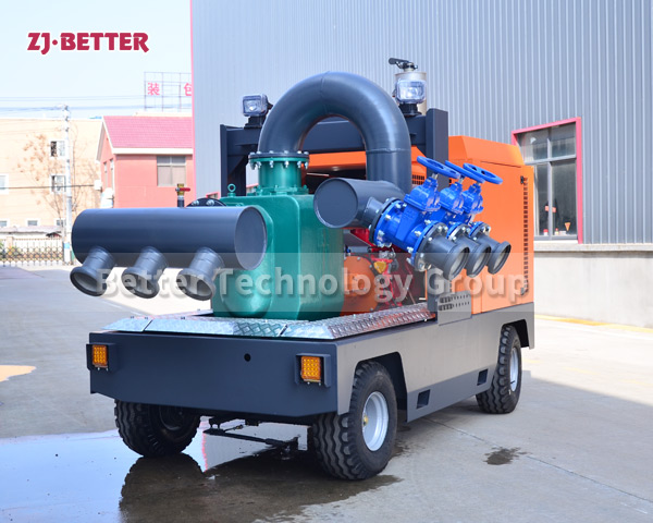 Mobile drainage pump truck plays a very important role in the rescue process