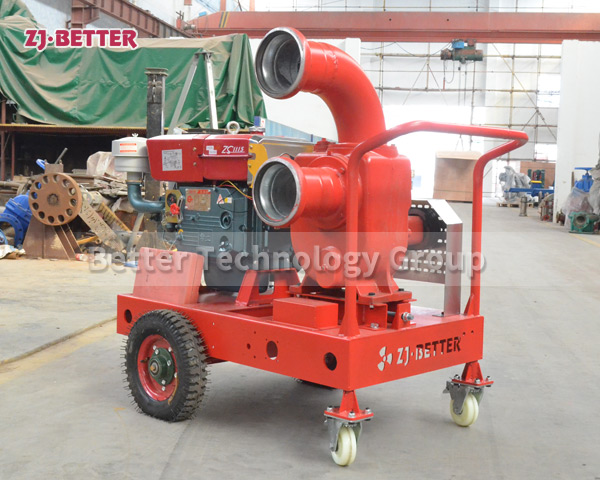 Outdoor small cart type mobile pump truck