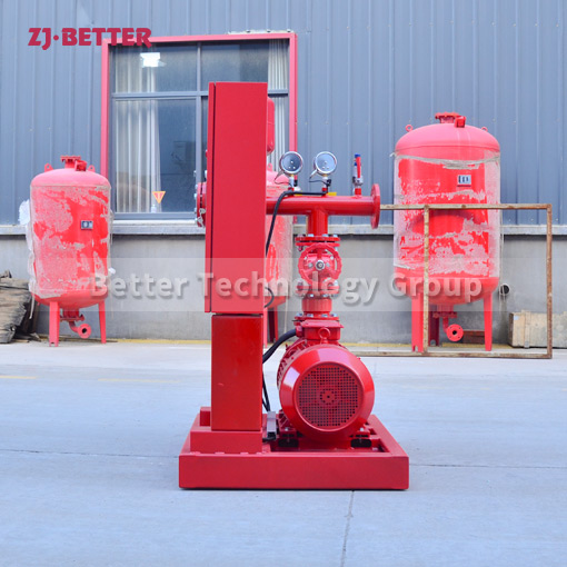 Product use of electric fire pump set