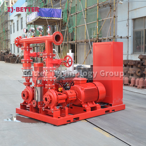 Stable performance of diesel engine fire pump