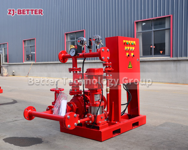 The electric fire pump has the advantages of simple operation and maintenance