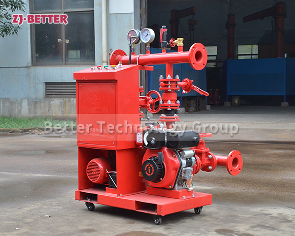 Better specializes in the production of diesel engine fire pump sets